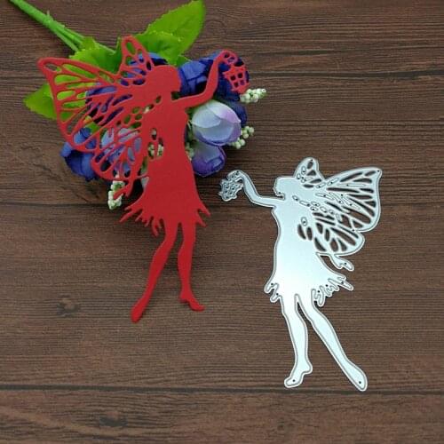 Light fly fairy with lamp Metal Cutting Dies Stencil Scrapbooking Photo Album Card Paper Embossing Craft DIY