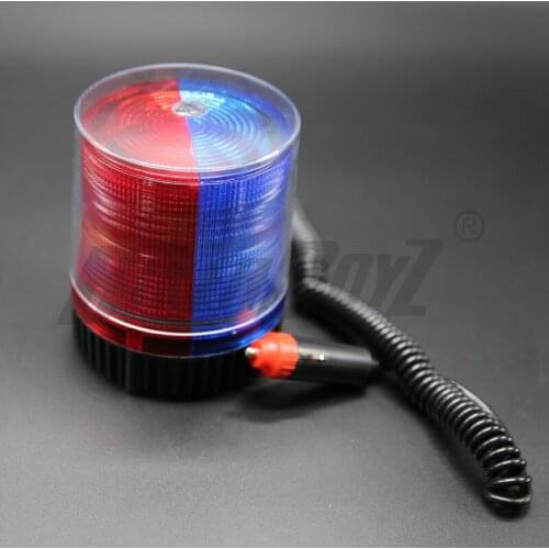 LED Truck Police Fireman Warning Lights auto bulbs Car Roof Flashing Strobe Emergency Light DC 12V Red Blue / White