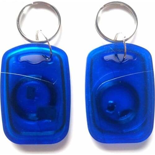 1Pcs Dual Chip 13.56MHZ UID 125KHz T5577 RFID Frequency Changeable Rewritable Keyfobs Composite Key Intelligence Key Ring Card