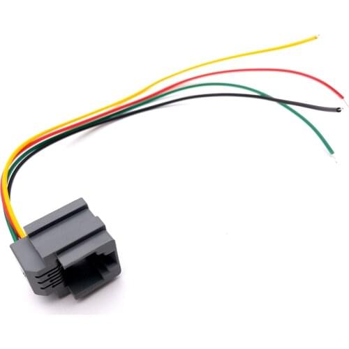 100pcs/lot 6P4C RJ11 PCB Socket Jack Telephone Adaptors Connectors 623K-6P4C Models