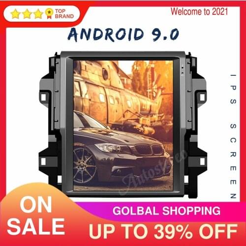 4+128G Android 9 For TOYOTA Fortuner 2016-2020 Tesla Style Car GPS Navigation Car Stereo Multimedia Player Auto Radio Head Unit