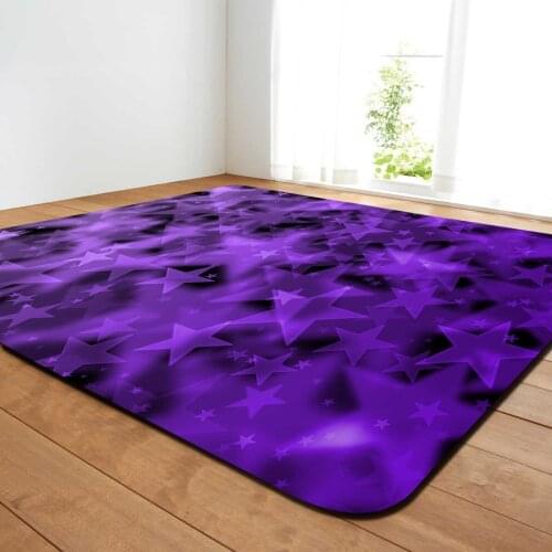3D star pattern printed large Carpets For Living Room Home Bedroom Rugs And Carpets Coffee Table Area Rug door mat