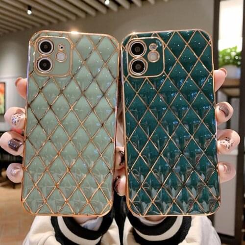 Luxury Diamond Bling Plating Soft Silicone Phone Case For Apple iPhone 7 8 Plus X XS XR MAX 11 Pro 12 MiNi SE sexy 10 back cover