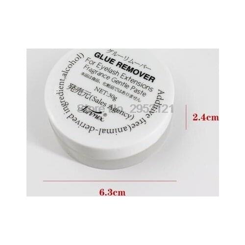 By dhl or ems 100pcs FUNMIX 30g Individual Eyelash Glue Remover No Stimulation Eyelash Extension Glue Adhesive Remover Lashes