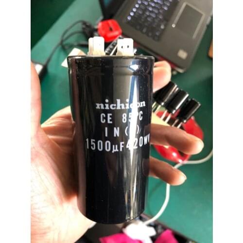Inverter air conditioner aluminum electrolytic capacitor 420v 1500uf 50*100mm