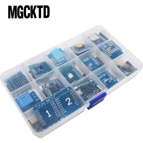 15 IN 1 D1 mini Pro WiFi development board KIT NodeMcu Lua, based on ESP8266 D1 mini Pro V1.1.0i