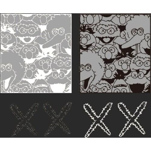 New Sesame Street Heat Transfer PVC Patch Summer Hot Stamping Sticker Clothing Decoration Accessories Patch Badges