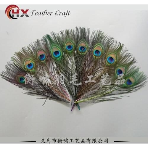 20Pcs Natural Real Peacock Feathers 25-30CM/10-12inch Feathers for Crafts Wedding Feathers for Jewelry Making Decoration