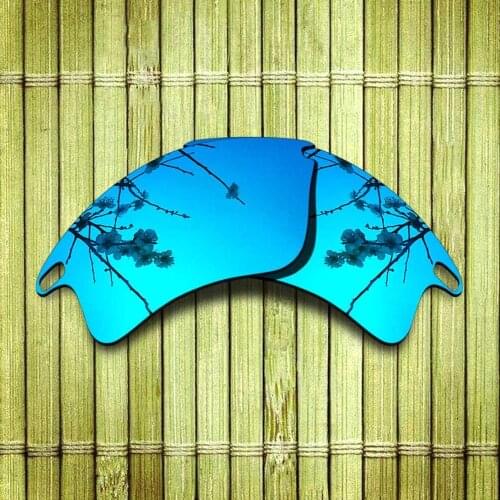 Polarized Replacement Lense For-Oakley Fast Jacket XL Sunglasses Frame True Color Mirrored Coating - Blue Options