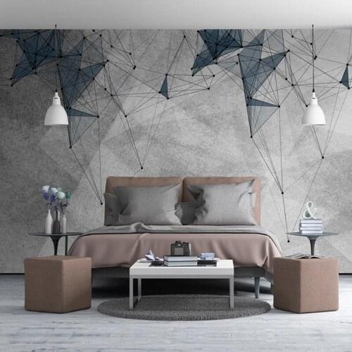 Custom 3D Wallpaper Personality Abstract Geometric Lines Mural Modern Living Room Bedroom Sofa TV Background Photo Wall Paper