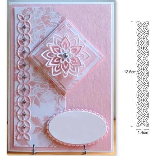 Pierced stripe frame Dies for Scrapbook Card Making 2020 new Metal Cutting Dies embossing Craft Dies Stencil Die Cut