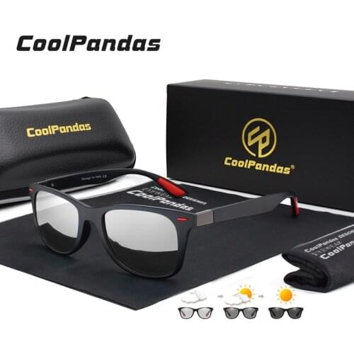 Men Women Classic Retro Rivet TR90 frame Polarized Sunglasses Photochromic Driving Chameleon Sun Glasses Classic zonnebril heren