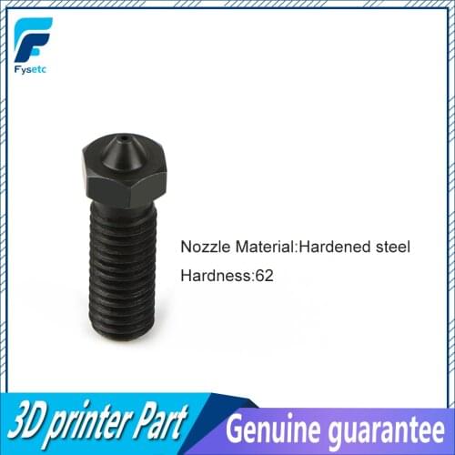 1PC Hardened Steel Volcano Nozzles For High Temperature 3D Printing PEI PEEK Carbon Fiber Filament For E3D Volcano Hotend