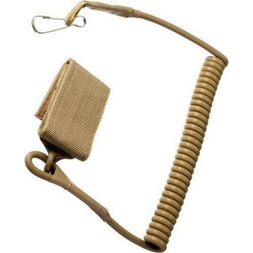 Airsoft Tactical Single Point Pistol Handgun Spring Lanyard Sling Quick Release Shooting Hunting Strap Army Combat Gear