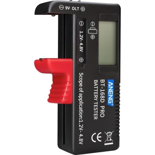 ANENG BT-168 PRO Battery Tester Digital-display Type Tester Battery Checker Battery Capacity Diagnostic Tool Tester Checking