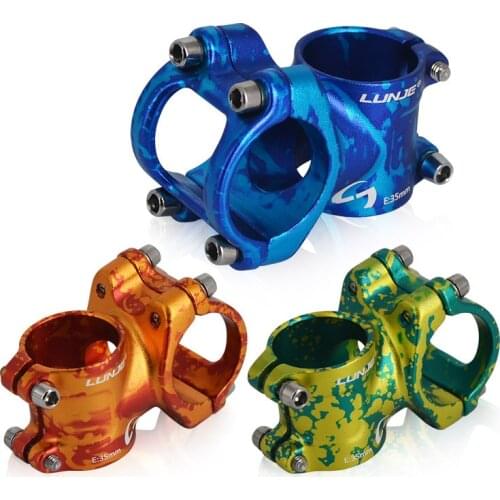 Bicycle Stem Ultralight Mountain Bike Short Stem Riding Equipment Dead Fly Bicycle Stem 31.8*35mm Riser Bicycle Accessories