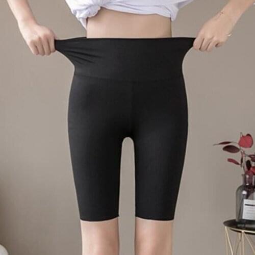 Women Yoga Shorts Doublesided Fitness Tights Gym Sport Workout Running High Waist Butt Lifting Squat Proof Five Points Shorts