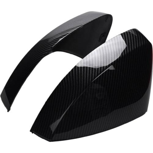 1 Pair Side Mirror Covers For Cars For- A3 S3 8V Rs3 Side Wing Mirror Covers Caps (Carbon) 2017 Replace 2013 2014 2015 2016