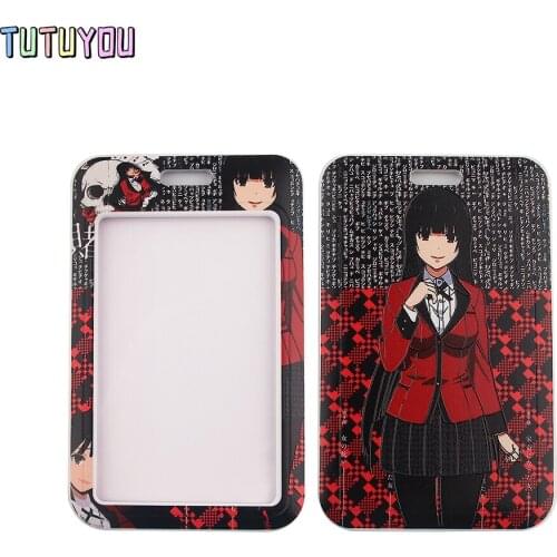 1pc PC2608 Cartoon Gamblers Abyss Lanyard Card ID Holder Car KeyChain ID Card Pass Gym Phone Badge Kids Key Ring Holder Jewelry