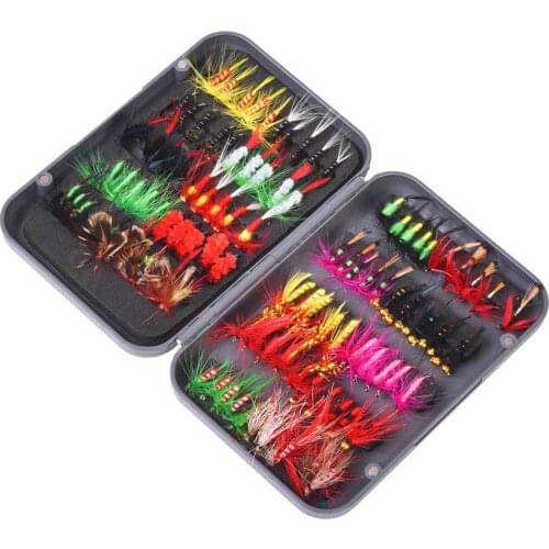 100/20Pcs Insects Flies Fly Fishing Lures Bait High Carbon Steel Hook Fish Tackle With Super Sharpened Crank Hook Perfect Decoy