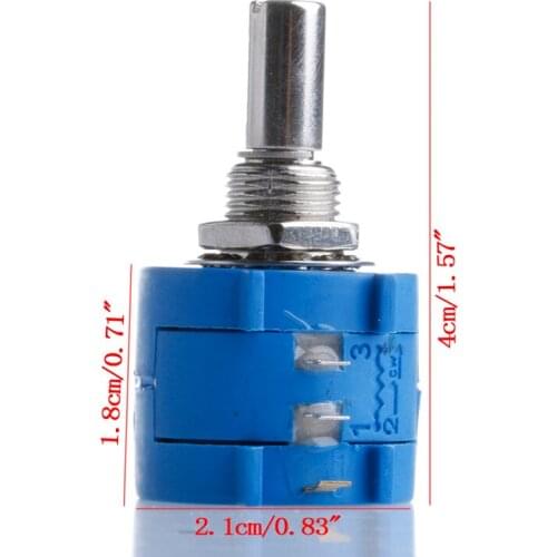 3590S-2-103L 10K Ohm Rotary Wirewound Precision Potentiometer Pot 10 Turn