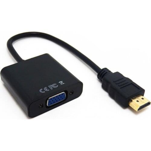HDMI to VGA adapter Digital to Analog Video Audio Converter Cable 1080p for Xbox 360 PS3 PS4 PC Laptop TV Box Projector