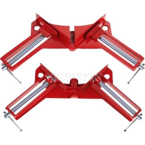 DHL 100PCS New 90 Degree Right Angle Clamp 100mm Mitre Clamps Corner Clamp Picture Holder Clamp Clip