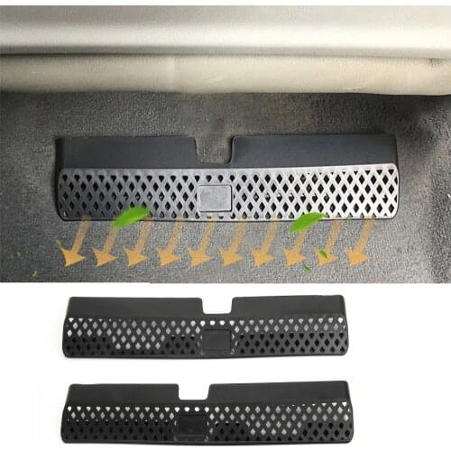 For Audi A4 S4 RS4 B8 8K 2008-2016 Car Seat AC Heater Air Conditioner Duct Grille Vent Outlet Cover Protective Stickers