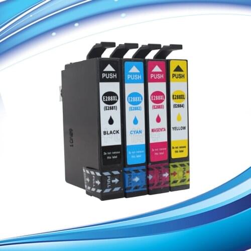 INK WAY 5 individual ink cartridges 288XL for Epson Expression Home XP-434 Small-in-One All-in-One Printer, 1 set plus 1 BK