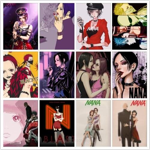 5D DIY Full Square Diamond Painting Japanese Classic Anime Image Diamond Embroidery Sexy Mosaic Set Living Room Decoration