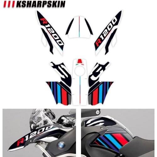 Motorcycle body Decals decorate protect Prevent scratches Cover scratch sticker for BMW R1200GS ADV 2004-2007 R1200gsa GSA r1200