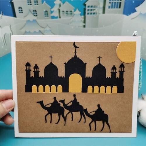 New camel Metal Dies Scrapbooking Metal Cutting Dies Craft Stamps Die Cut Embossing Greeting Card Make Stencil Cover