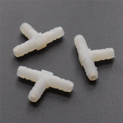 Oral Lab Chair Parts 5mm Air Water Plastic Tube Connector Pipe Tubbing Fitting 20Pcs