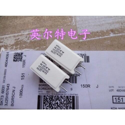 Original new 100% cement resistance 5W 150R 5W 150ohm BGR5 150R J (Inductor)