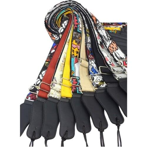 Canvas guitar straps folk electric guitar bass strap for guitar 1pc