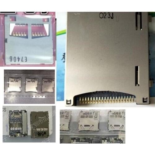 SIM SD card holder TF card connector SCDA2A0400 SCHA2B0300 SCGD1B0102 SCHD1A0101 SCDADA0200 SCDA7A0201 SCJB1B0100 SCHA4B0408 SCHD6B0101 SCHD3A0100 SCHA6B0200