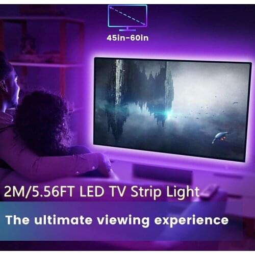LED Strip Light Bluetooth APP Control Backlight For TV 5050 Lamp Beads USB Bluetooth RGB Tape Lamp For TV Background Decoration