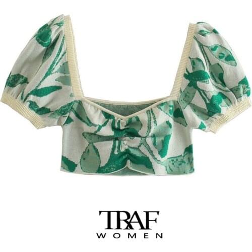 TRAF Blouses With Elastic