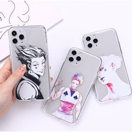 Hisoka Anime Hunter X Ultra Thin Clear Phone Case For iPhone 11 7 Case Silicone Soft Back Cover For iPhone 11 12 Pro XS Max X