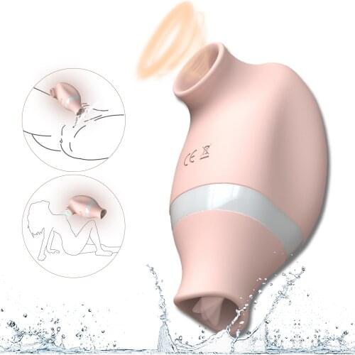 Tongue Licking Vibrator Vaginal Stimulation Suck Clitoris Nipples Stimulators Oral Sucking Sex Toys for Woman