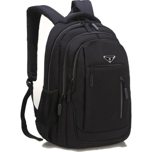 Large Capacity Mens Backpack Laptop 15.6 Oxford Solid Multifunctional School Bags Rucksack Travel Schoolbag Back Pack For Male