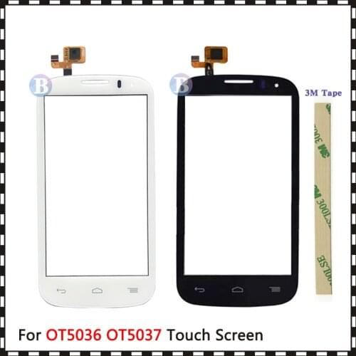 Replacement High Quality 4.5" For Alcatel One Touch Pop C5 OT5036 OT5036D Touch Screen Digitizer Sensor Outer Glass Lens Panel