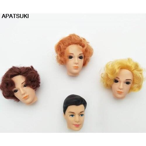 1/6 Doll Accessories Doll Heads For Ken Boy Doll 1/6 Men Boyfriend Prince Ken Male Doll Heads For Boy Ken DIY Toys