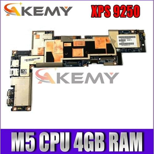 Akemy Brand NEW M5 4GB FOR Dell Latitude 7275 XPS 9250 Laptop Motherboard LA-C321P CN-09F52W 9F52W Mainboard 100% tested