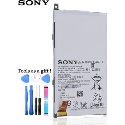 SONY Original Phone Battery LIS1529ERPC For SONY Xperia Z1 mini Xperia Z1 Compact D5503 M51w Replacement 2300mAh