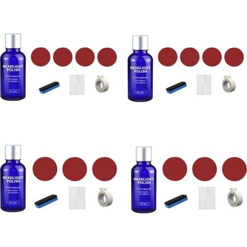 Car Headlight Repair Fluid Kit Lens Anti Scratch Oxidation Polishing Agent