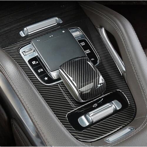 Car Central Control Panel Decoration Sticker Interior Protection Cover For Mercedes Benz GLE GLS 350 450 W167 Car Accessories