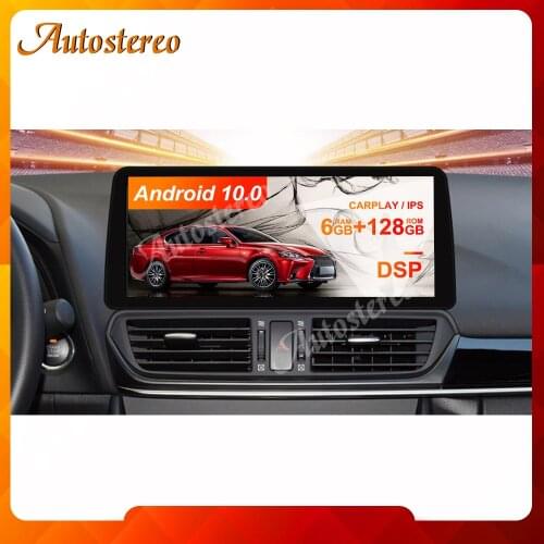 For Mazda 3 Angkesaila 2014-2019 Android 10.0 6+128G Car GPS Navigation Stereo Multimedia Player Auto Radio Headunit Carplay