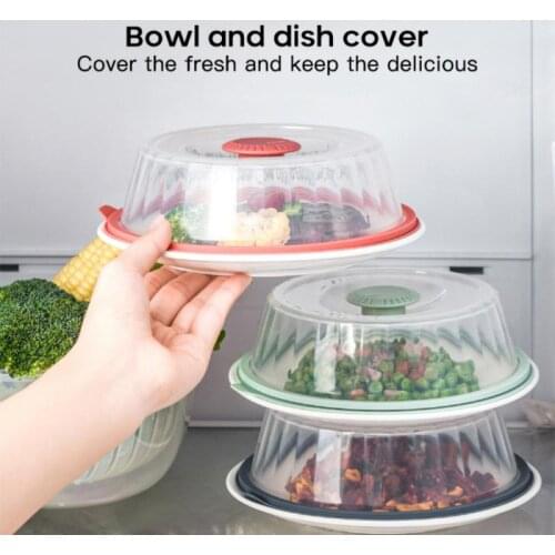 Microwave Heating Sealing Lid Can Be Superimposed On The Refrigerator Fresh-keeping Lid Plastic Bowl Lid Food Preservation Cover