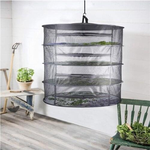 Creative Foldable Plant Drying Net Drying Net For Clothes Bra Drying Rack 4 Layers Drying Basket Closed With Zipper Drying Net